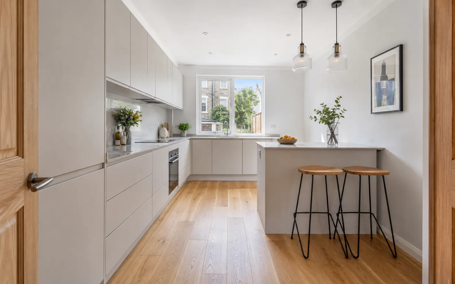 Galley kitchen, full refit — After